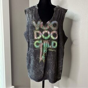 Authentic Hendrix Voo Doo Child sleeveless tee size XL